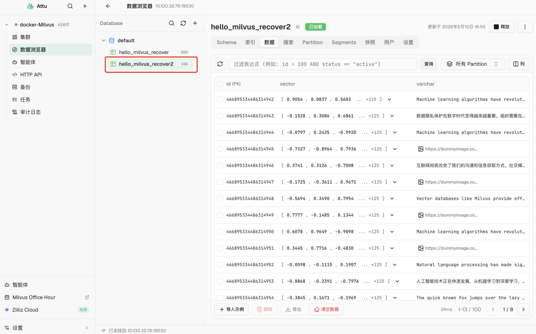 ETCD 损坏,还没有备份,Milvus 数据还有救吗? - 图 7